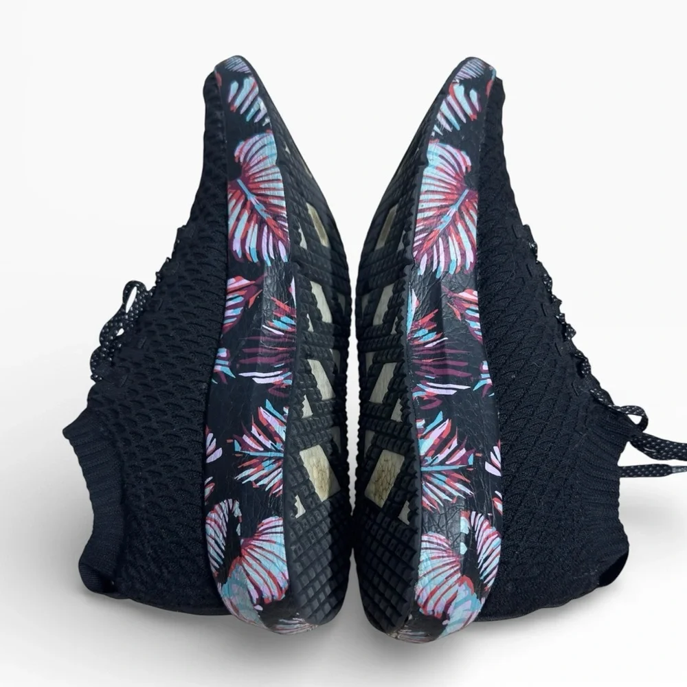 NOBULL Drive Knit Midnight Palm Training Shoes Mens Size 10 Black Multi Sneakers - Picture 8 of 10
